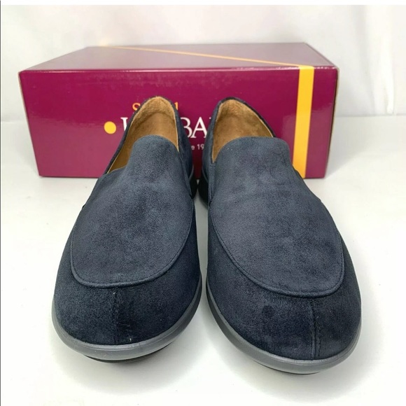 Samuel Hubbard Womens Loafers Shoes Suede Blue - Picture 3 of 7